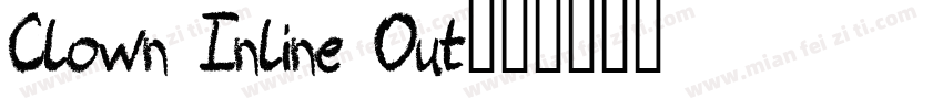 Clown Inline Out字体转换